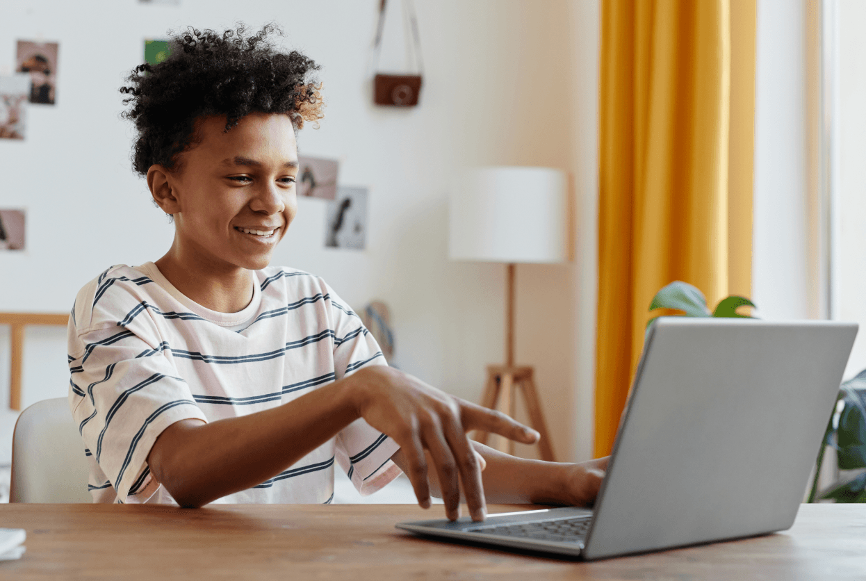 Student using TutorGym